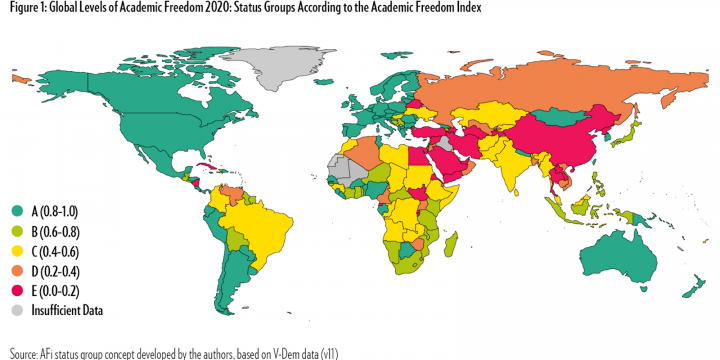 Academic Freedom: a new aspect that is now measured